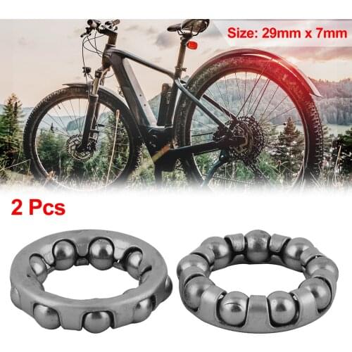 Uxcell 2 Pcs Bike Bicycle Headset Replacement Middle Axle Ball Frame Cycling Bearing Parts Tools