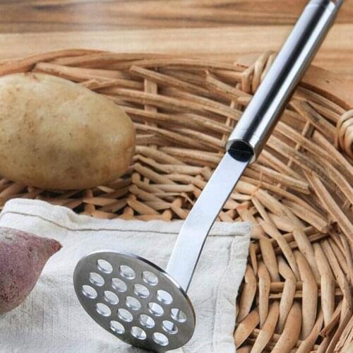 430 Potato Press Stainless Steel Masher Potato Masher Fruit Press Kitchen Gadget