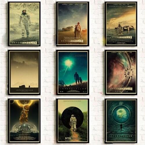 Diamond Painting Classic Movie Interstellar Vintage Posters Rhinestone Picture Diamond Mosaic Embroidery Movie Home Decor