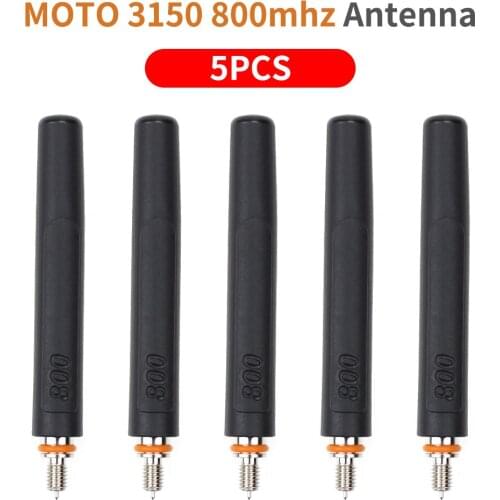 800Mhz Short Antenna For MOTOROLA MTP3150 Portable Radio Antenna 7.5cm Length - 5 Pack
