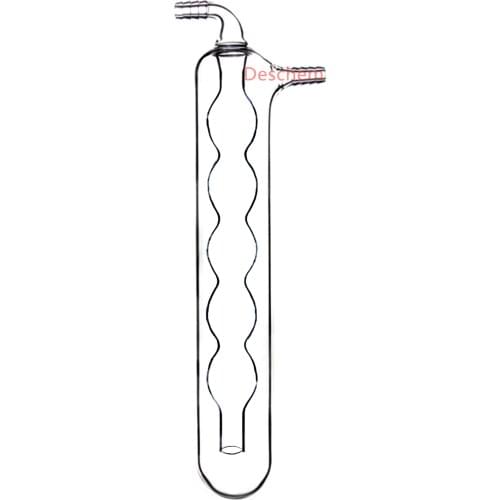 30*200mm,Glass Ice Cold Trap,Ball Shape,Absorber Apparatus,Lab Glassware