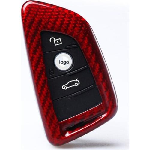 Carbon Fiber Car Key Case Shell For BMW 7 2 1 5 Series X1X3 X5 X6 525li Holders Accessories Car Styling