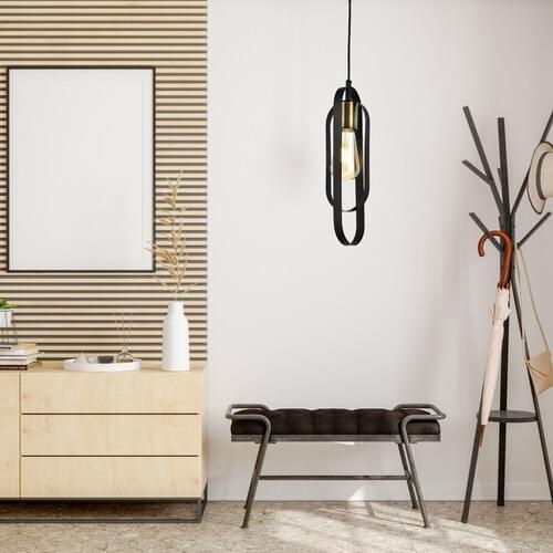 Aplıqa Cocoon Singlet Black Chandelier
