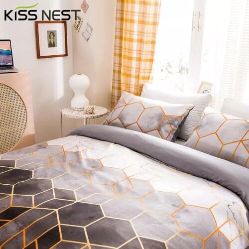 European Geometry Style Comforter Bedding Set 3 Pieces,Duvet Cover 200x200,1/2 Pillowcase,Nordic Covers For Bed 150,Home Bedroom