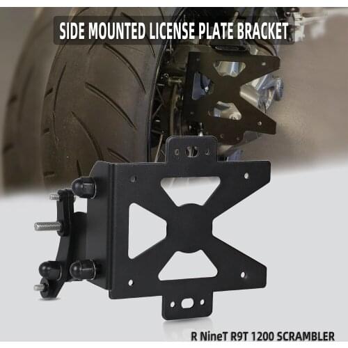 Fender Bracket Tail Tidy Support Stand Steady License Plate Holder For BMW R NineT 1200 SCRAMBLER 2014 2015 2016 2017 2018 2019