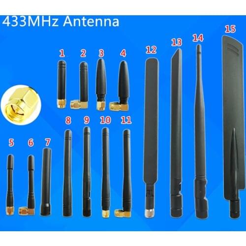 Lora antenna 433m high gain antenna 433mhz digital transmission module antenna 433M folding glue stick antenna SMA