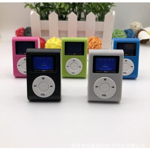 Small Size Portable MP3 Player Mini LCD Screen MP3 Player Music Player Support 32GB TF Card Best Gift