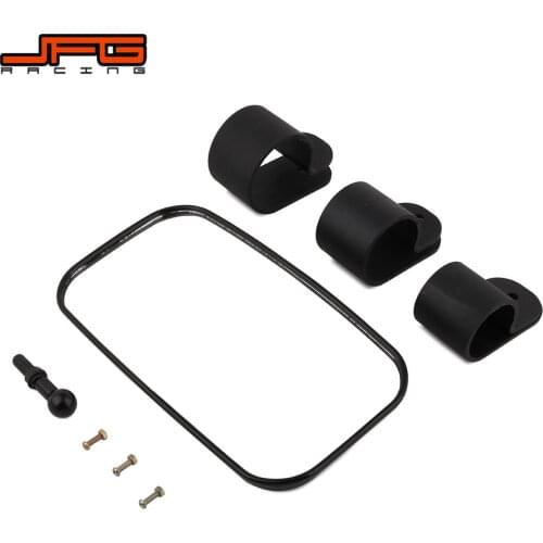 Motorcycle 55MM 45MM 35MM Black Rearview Mirrors Rear View Mirror For Polaris RZR 800 900 Ranger XP 700 900 Arctic Cat UTV