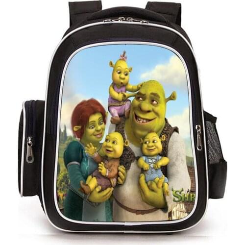2021 New Disney High Capacity Shrek Backpack Breathable Wear-resistant Men Outdoor Travel Bag Anime Cartoons Nylon Backpack Gift