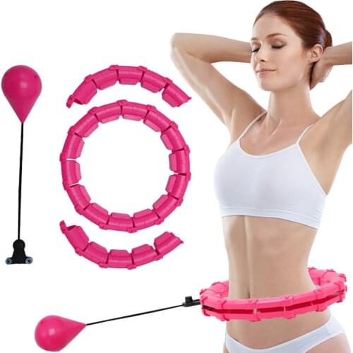 24 Section Adjustable Fitness Sport Hoop Abdominal Thin Waist Exercise Tachable Massage Training Weight Loss Home Training