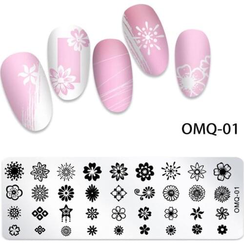 Nail Printing Template Nail Stamping Plate Nail Image Plate DIY Printing Template Steel Manicure Tools