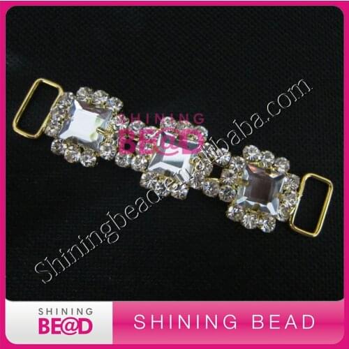 Rhinestone bikini connector,free shipping,crystal connector for swimwear, rhinestone connector for bikini