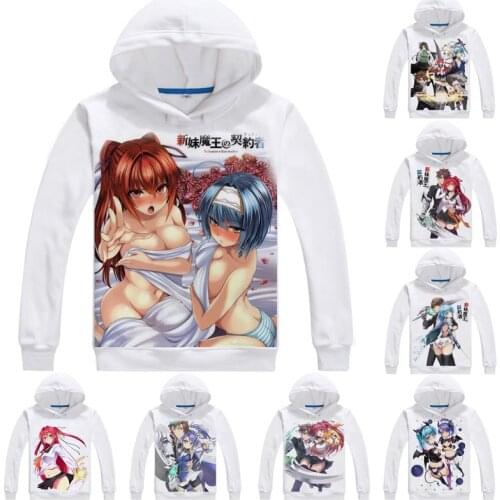 The Testament of Sister New Devil 3D Hoodies Men Hip Hop Long Sleeve Anime Hoodies Mio Naruse Cosplay Sweatshirts Women Hoodie