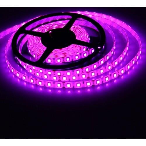 5M Waterproof Purple Flexible SMD5050 LED Strip 300 LEDLamp Light 60LED/M IP33 Interior Exterior Illumination