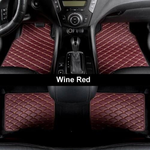 Waterproof Leather Car Floor Mats for Renault Megane 2 3 Fluence Scenic Clio Captur Kadjar Logan 2 Duster Arkana Kangoo Talisman