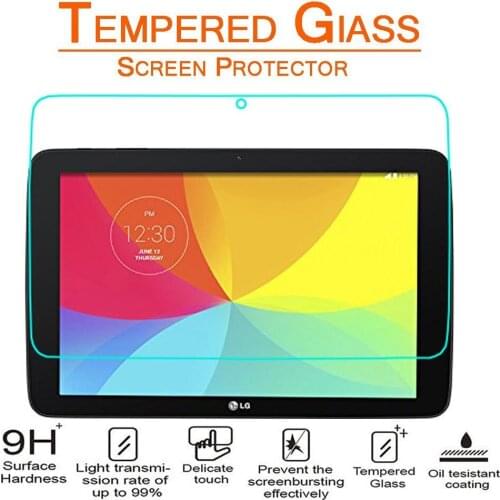 For LG G Pad 10.1 V700 Premium Tempered Glass Screen Protector Film
