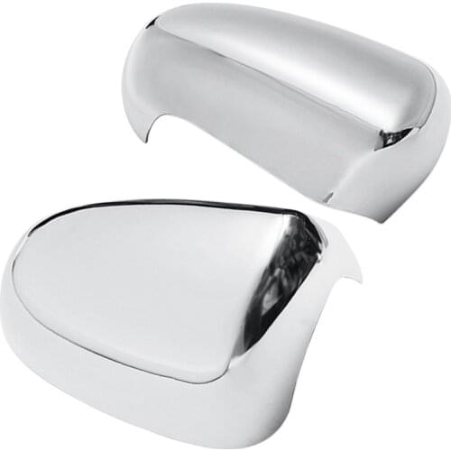 1 Pair Door Rearview Mirror Cover Chromed Exterior Auto Accessories For Nissan Qashqai J10 2007 2008 2009 2010 2011 2012 2013