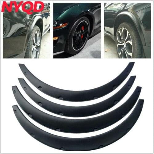 4 Pcs Car Fender Flares Arch Wheel Eyebrow Protector/mudguards Sticker Universal