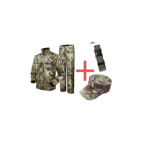 Army green army military equipment tactical military camouflage hunting men suit of clothes