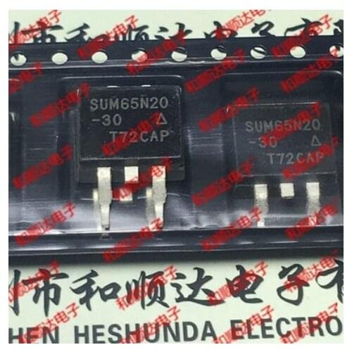 Free shipping 20PCS SUM65N20-30 SUM65N20 TO-263