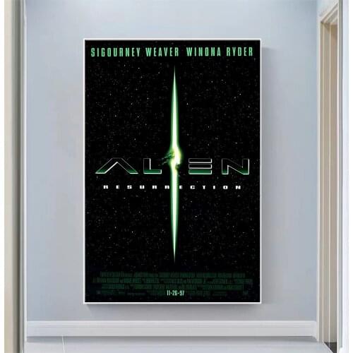 CP1158 Alien_ Resurrection (3) Classic Hot Movie Print Silk Fabric Poster Indoor Wall Art Decor Gift