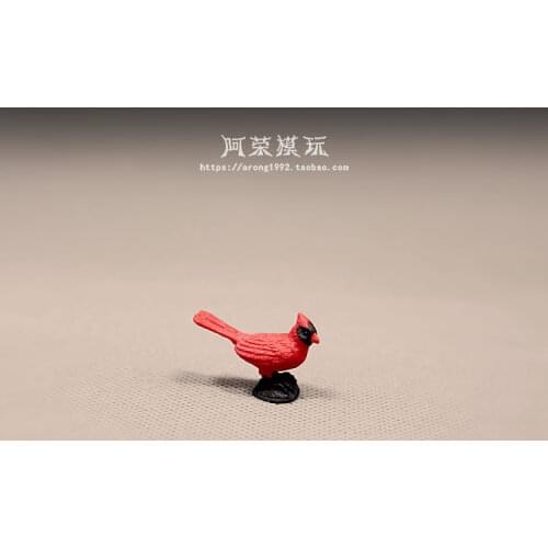 Wild Animal Little Birds Model Ornaments Cute Cardinals Fairy Garden Miniatures Accessories Decor Action Figures Figurine Toys