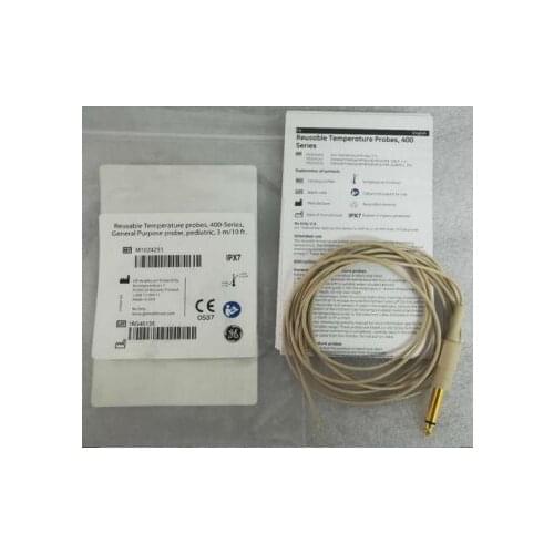 GE Original Reusable Temperature Probes 400-Series General Purpose Probe Pediatric 3m/10ft REF: M1024251