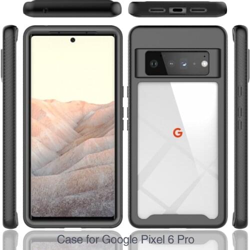 Hybrid Full Body Rugged Protection Cover For Google Pixel 6 Pro 4A 4G 5G 5 4 XL 3A XL Case Clear Bumper Crystal Cases