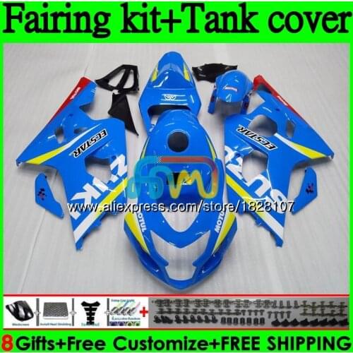 K4 +Tank For SUZUKI GSX-R600 GSXR 750 600 R600 GSXR-750 94BS.91 Factory cayn GSXR750 600CC 750CC GSXR600 04 05 2004 2005 Fairing