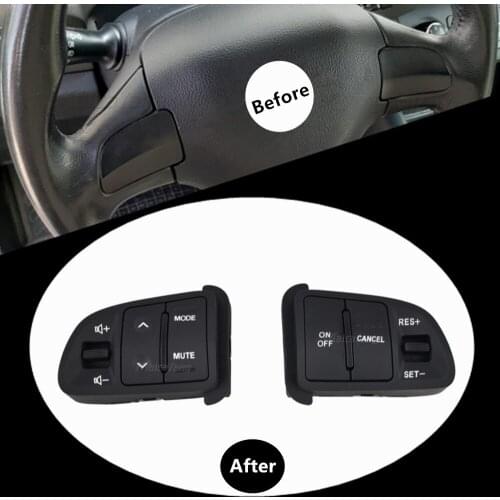 Button For KIA Sportage Steering wheel Audio channel and Constant speed cruise control button car Bluetooth