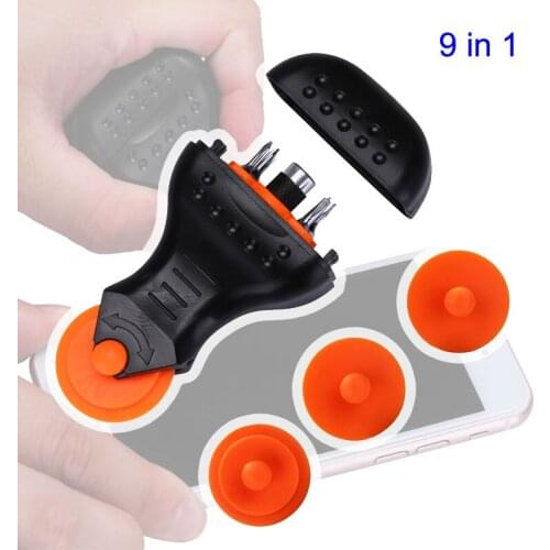 9 in 1 Mobile Phone Repair Tool Magnetic Screwdriver Bits Roller Opening Tools For iPhone 7 6 5 4 iPad