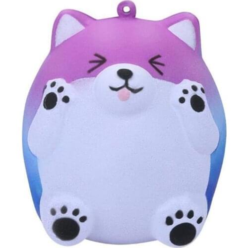 Kawaii Shy Bear Squeeze Toys Slow Rising Squishy Soft Creative Cartoon Stress Relief Phone Straps Fun for Kid Baby Xmas Gift Toy