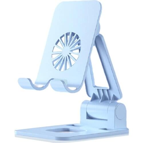 Lazy Anti-slip desktop mobile phone cooling bracket Foldable Adjustable Heat Dissipation Desktop Phone Holder