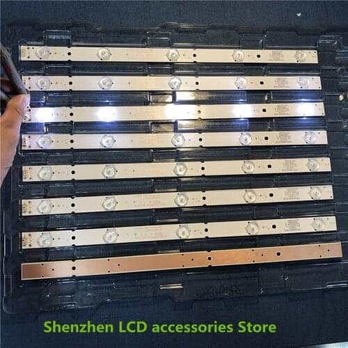 8pieces/lot 100% new for Skyworth 49E350E 49E3500 49E6090 49E6000 backlight bar 5800-W40000-3P00/2P00/1P00 5LED*3V*38.3CM NEW