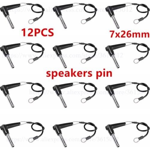 Professional 12pcs/lot 7x26 mm speakers pin for line array speakers in audio and dj speakers