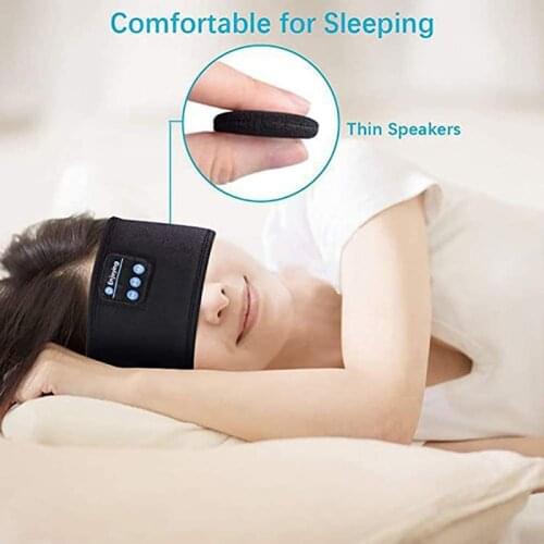 Sleeps Headphones Bluetooth Headband Noise Cancelling Sleeping Eye Patch Soft Sleeping Wireless Music Sport Headbands PR