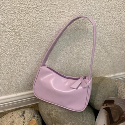 Vintage Retro hobo Bags For Women 2020 Fashion Handbag Soft Leather Female Small Subaxillary Casual Mini Shoulder Baguette Bag