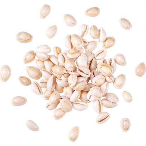 120~150pcs/box White Natural Spiral Shell Beads Sea Shells Beach Cowrie Shells Charms for DIY Jewelry Making DIY Bracelet