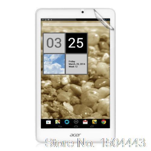 2pcs Clear Glossy HD LCD Screen Protector Guard Film Cover Skin for Acer Iconia Tab 8 W W1-810 W1 810 8'' Tablet 210.4*123.5