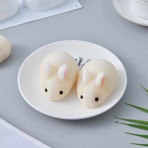 6 Forms New Cake Decorating Children Handmade DIY Cake Molds Silicone Molds Baking Dessert Mousse 3D Rabbit Silicone Moulds