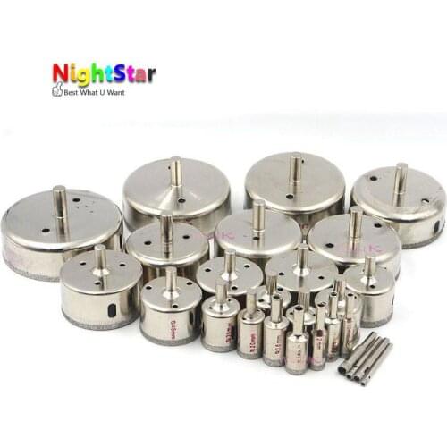 70mm Diamond Coated Drill Bit Set Kit Hole Saw Holesaw Glass Granite Tile Cutter Holer Cutting Tool for glass ceramic marble