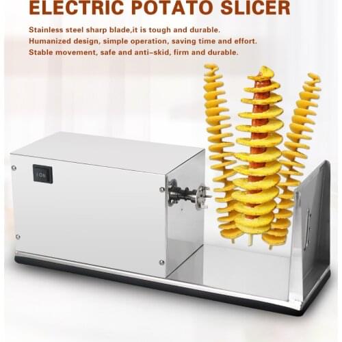 Automatic Spiral Cutting Potato Machine Fruit and Vegetable Stainless Steel Spiral Cutting Potato Machine Kitchen Tools