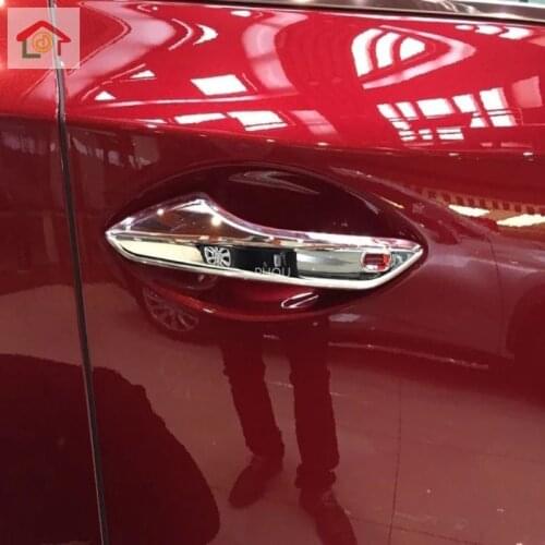 For Lexus RX NX 200 2015 2016 Car-Styling ABS Chrome Car door protector Handle Decoration Car Accessories cover trim