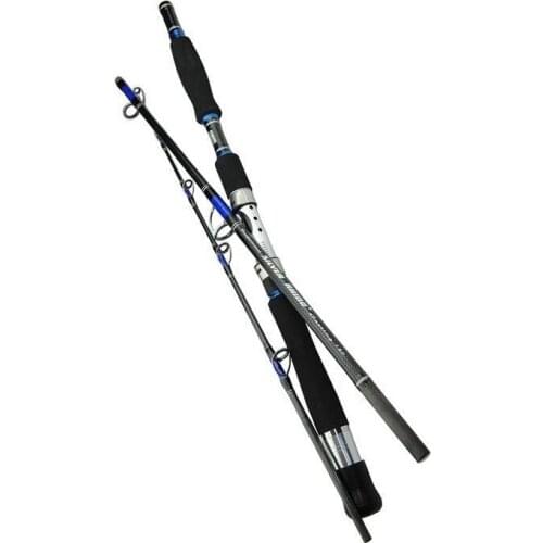 Short folding length strong rod for ocean boat lure fishing suitable for bait 70 to 250g