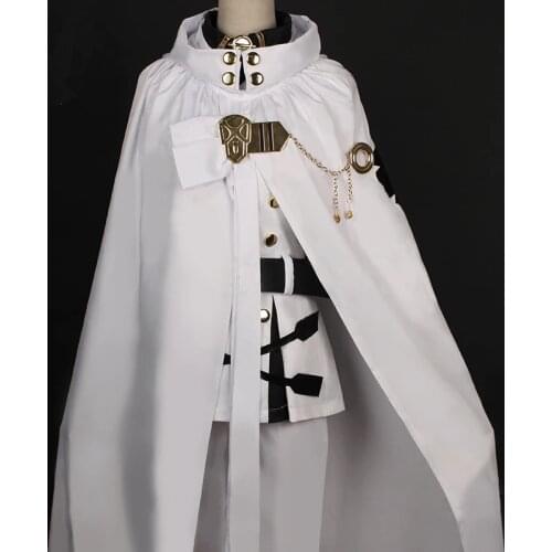 Anime Seraph Of The End Owari no Seraph Mikaela Hyakuya Uniforms Cosplay Costume with Wig Full Set