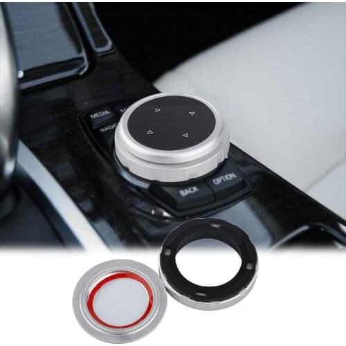 Car multimedia button cover Suitable For 3 series series 7 series 5 modification interior knob cover large C6M7