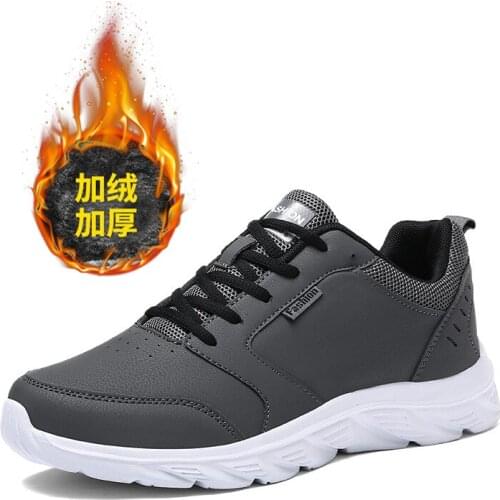 Men Shoes Sneakers Winter Comfortable Walking Shoes Lightweight Rubber Waterproof Couple Sneakers Men