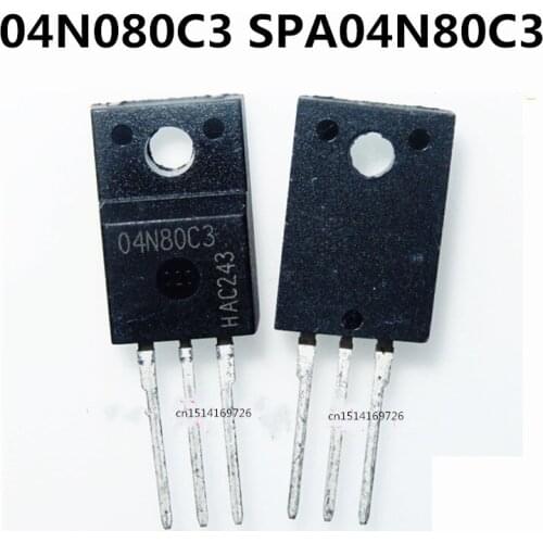 Original 5pcs/ 04N80C3 SPA04N80C3 4A/800V TO-220F