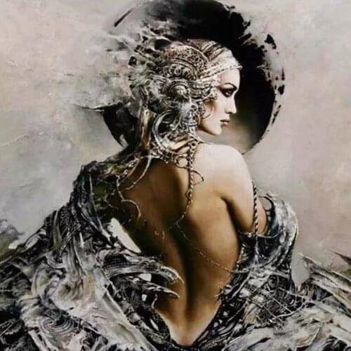 Complete 5D Diy Diamond Painting Beauty Back 3D Diamond Painting Complete Rhinestone Diamond Painting Embroidery Decoration Hcr3