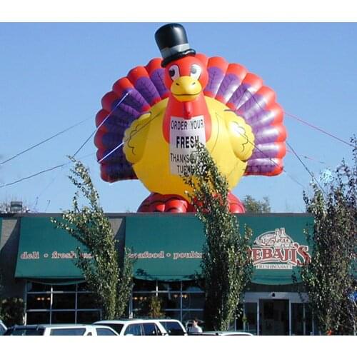 Factory directly supply thanksgiving huge inflatable turkey